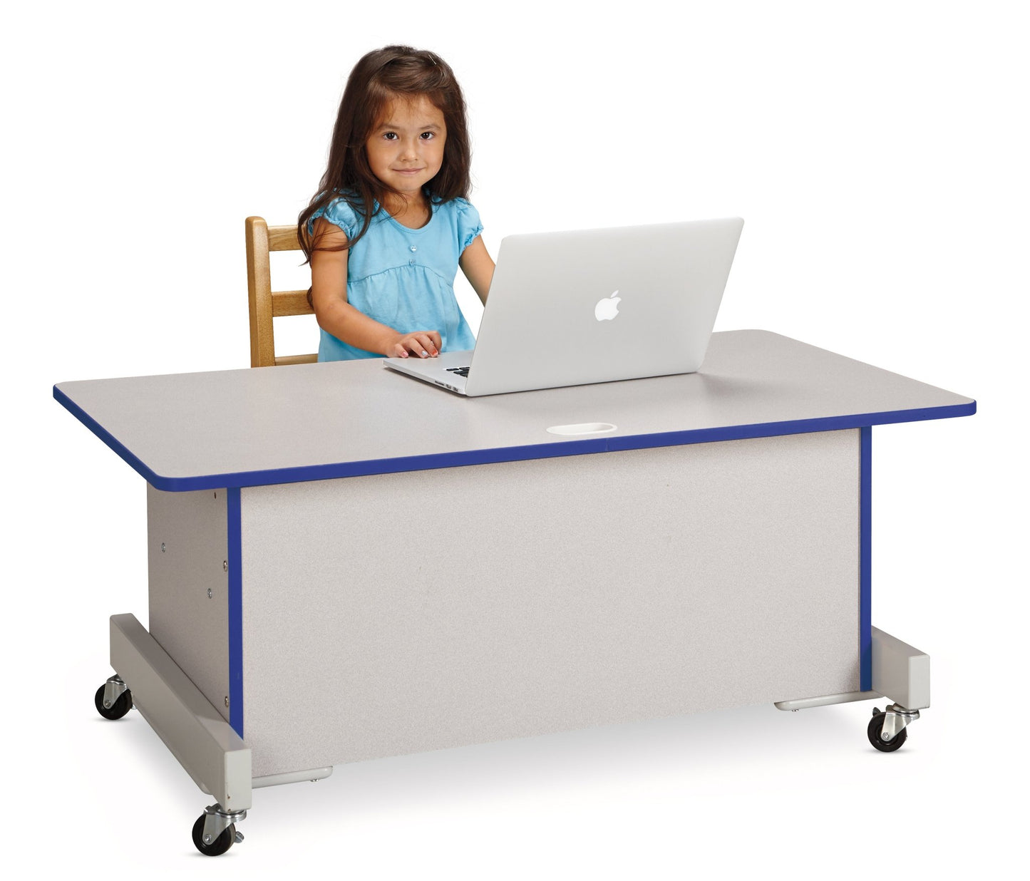 Rainbow Accents Apollo Single Computer Desk - SchoolOutlet