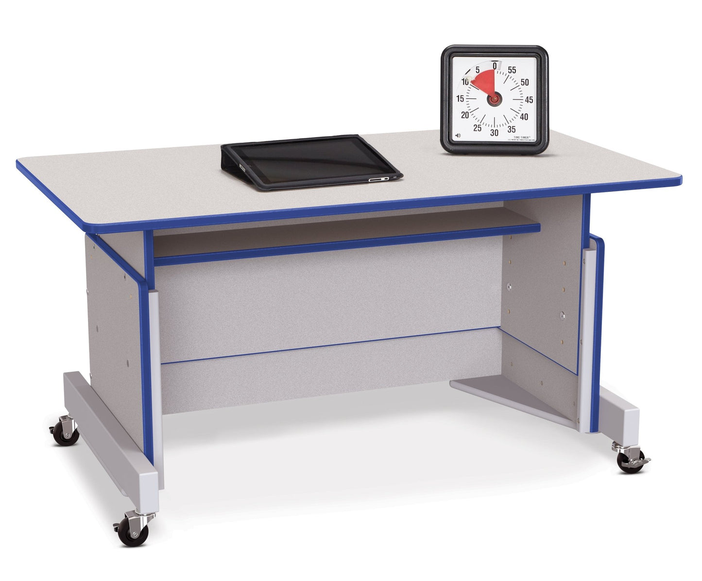Rainbow Accents Apollo Single Computer Desk - SchoolOutlet