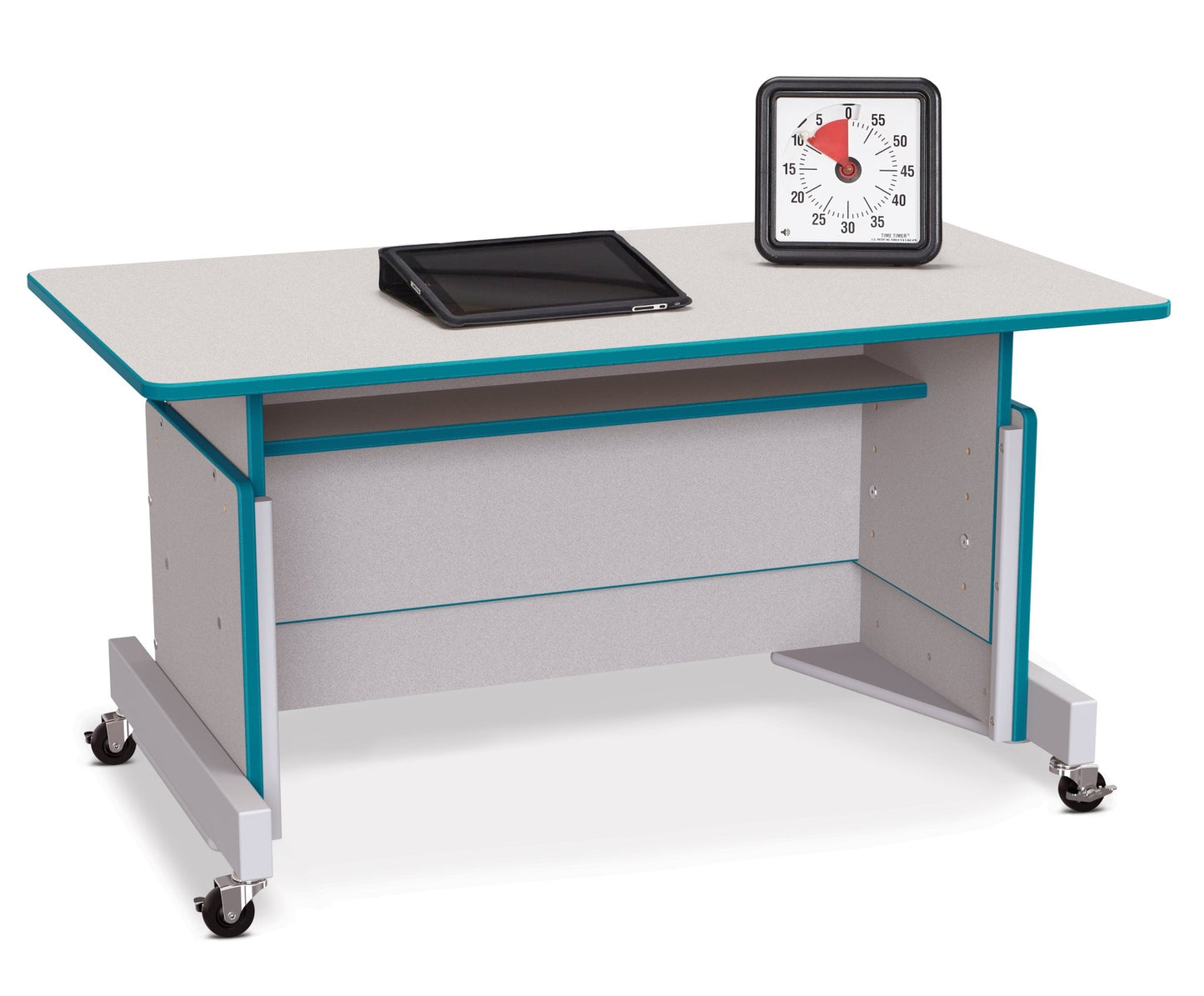Rainbow Accents Apollo Single Computer Desk - SchoolOutlet