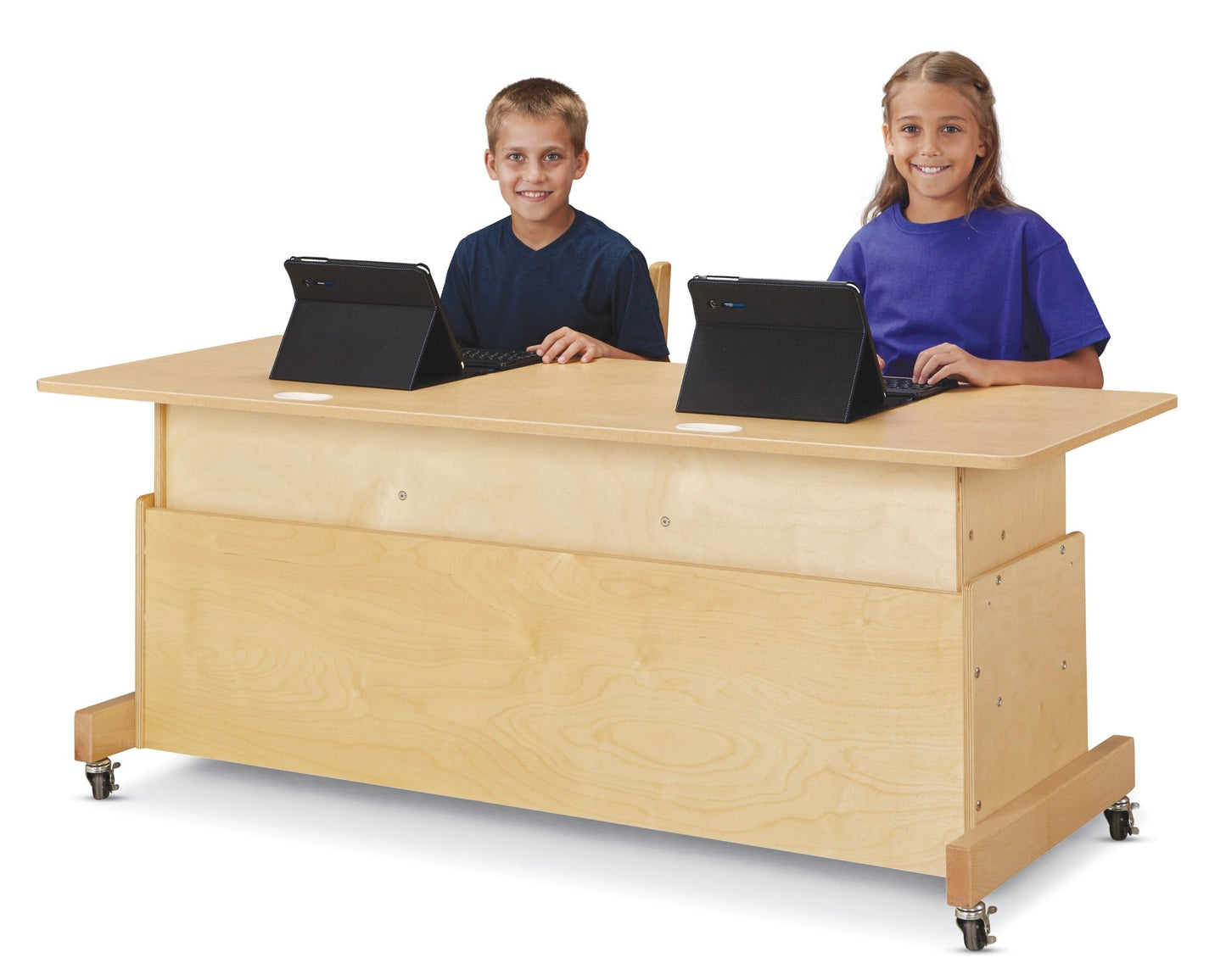 Jonti - Craft Apollo Single Computer Desk - Maple Top - SchoolOutlet