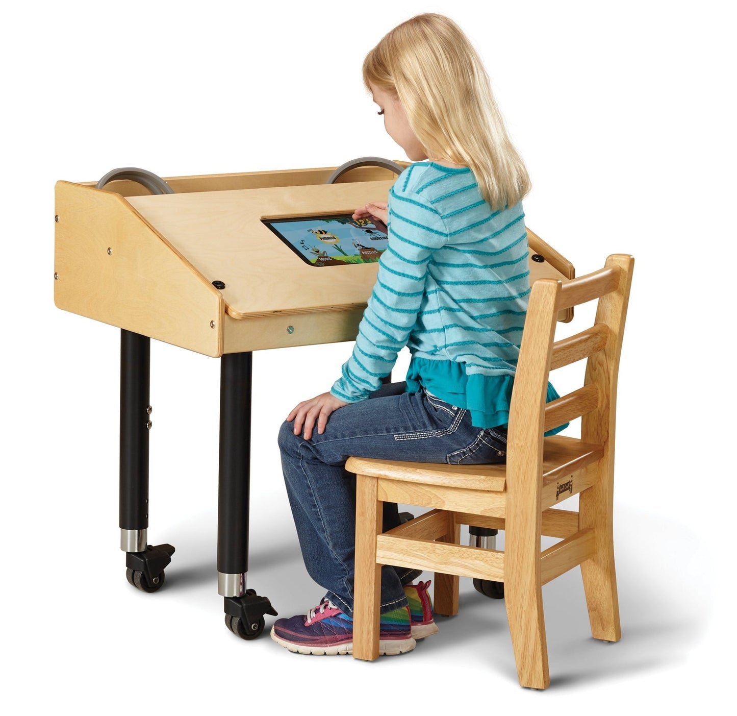 Jonti - Craft Single Tablet Table - Mobile - SchoolOutlet