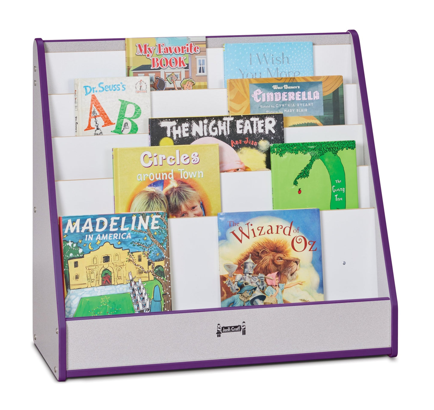Rainbow Accents Flushback Pick - a - Book Stand - SchoolOutlet