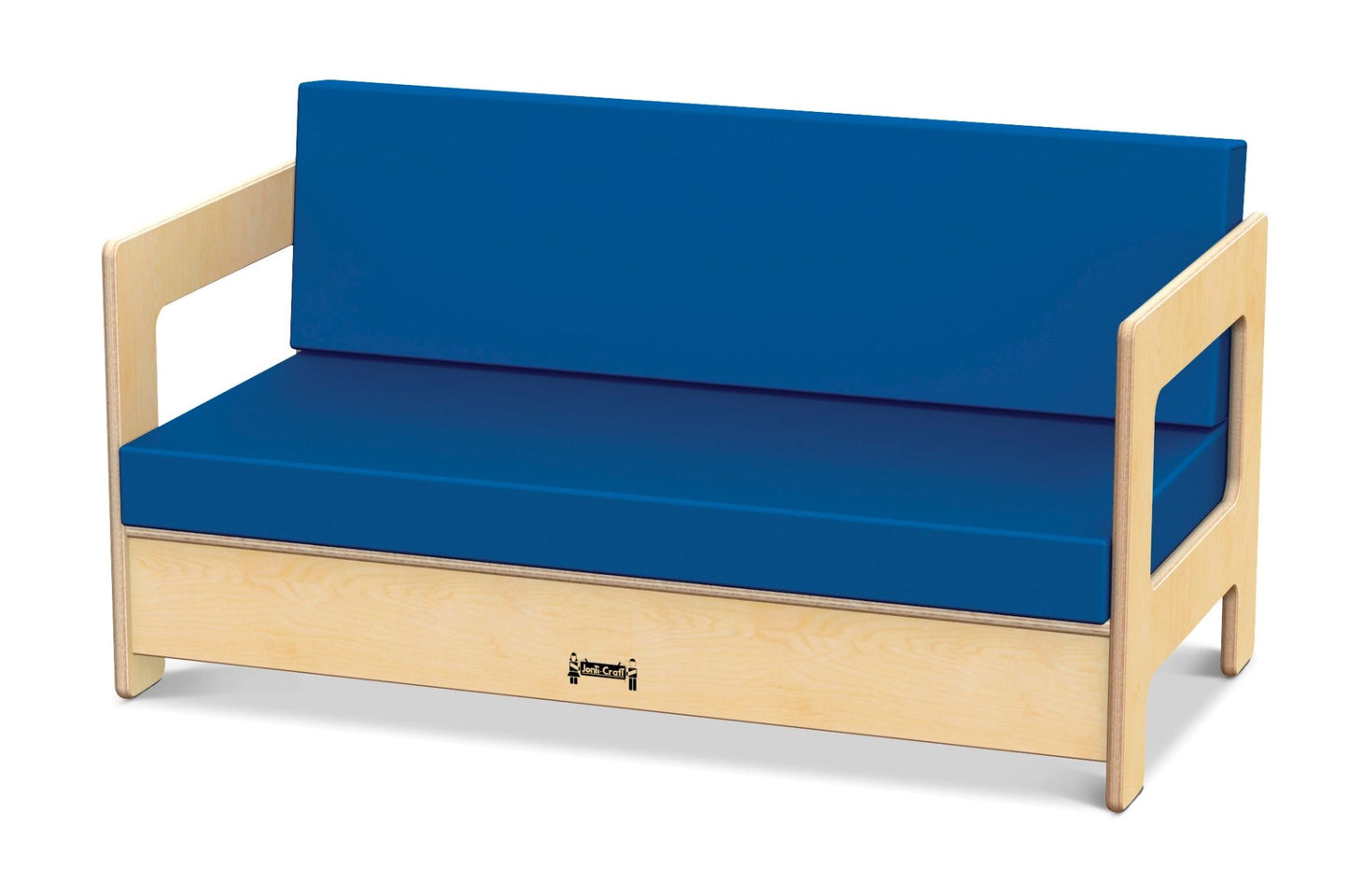 Jonti - Craft Living Room Couch - Blue - SchoolOutlet