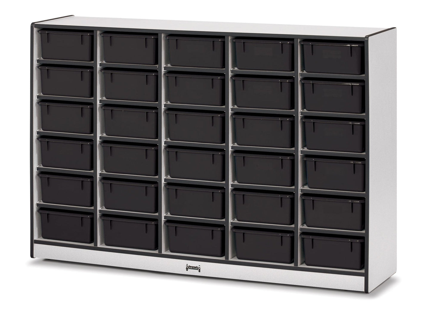 Rainbow Accents 30 Tub Mobile Storage - with Tubs - SchoolOutlet