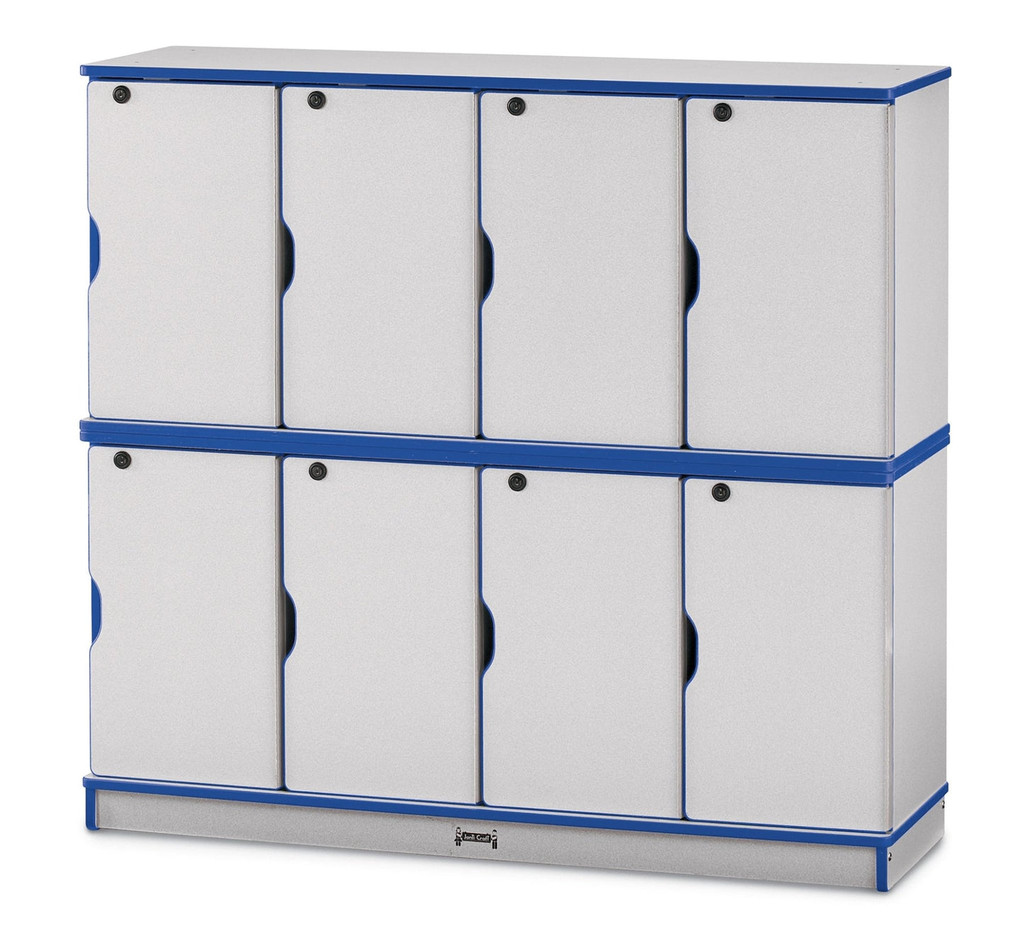 Rainbow Accents Stacking Lockable Lockers - Double Stack - SchoolOutlet