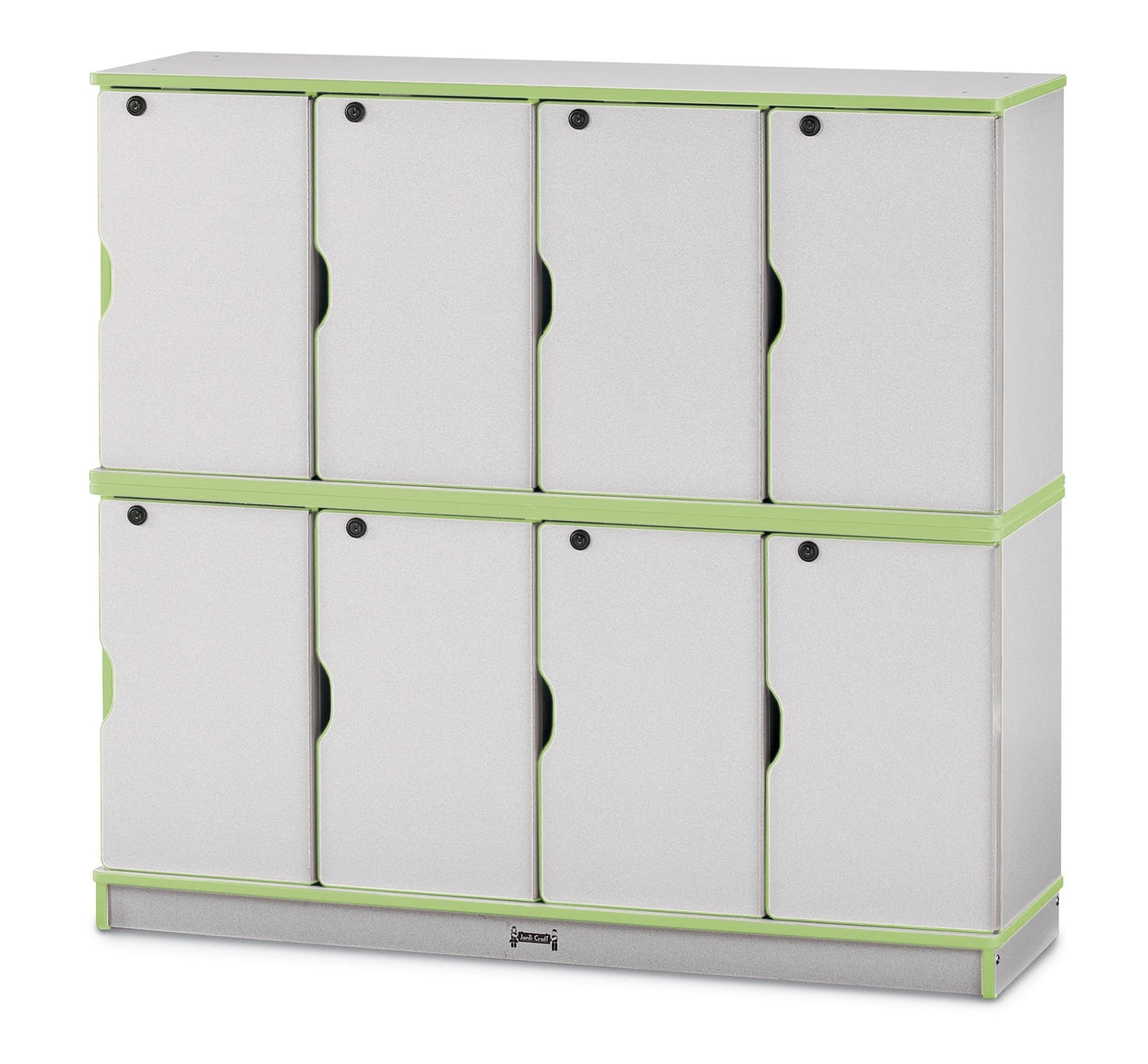 Rainbow Accents Stacking Lockable Lockers - Double Stack - SchoolOutlet