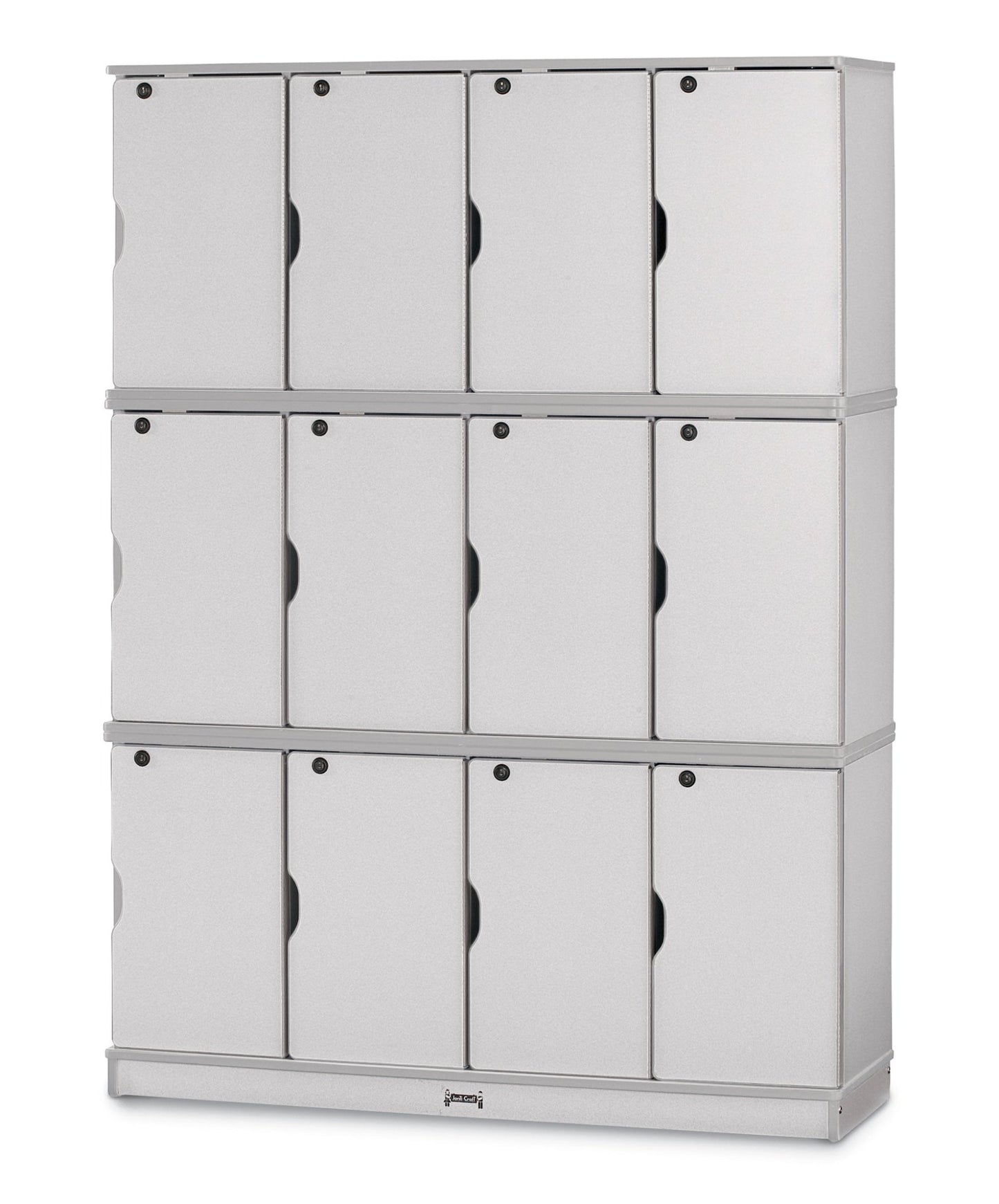 Rainbow Accents Stacking Lockable Lockers - Triple Stack - SchoolOutlet