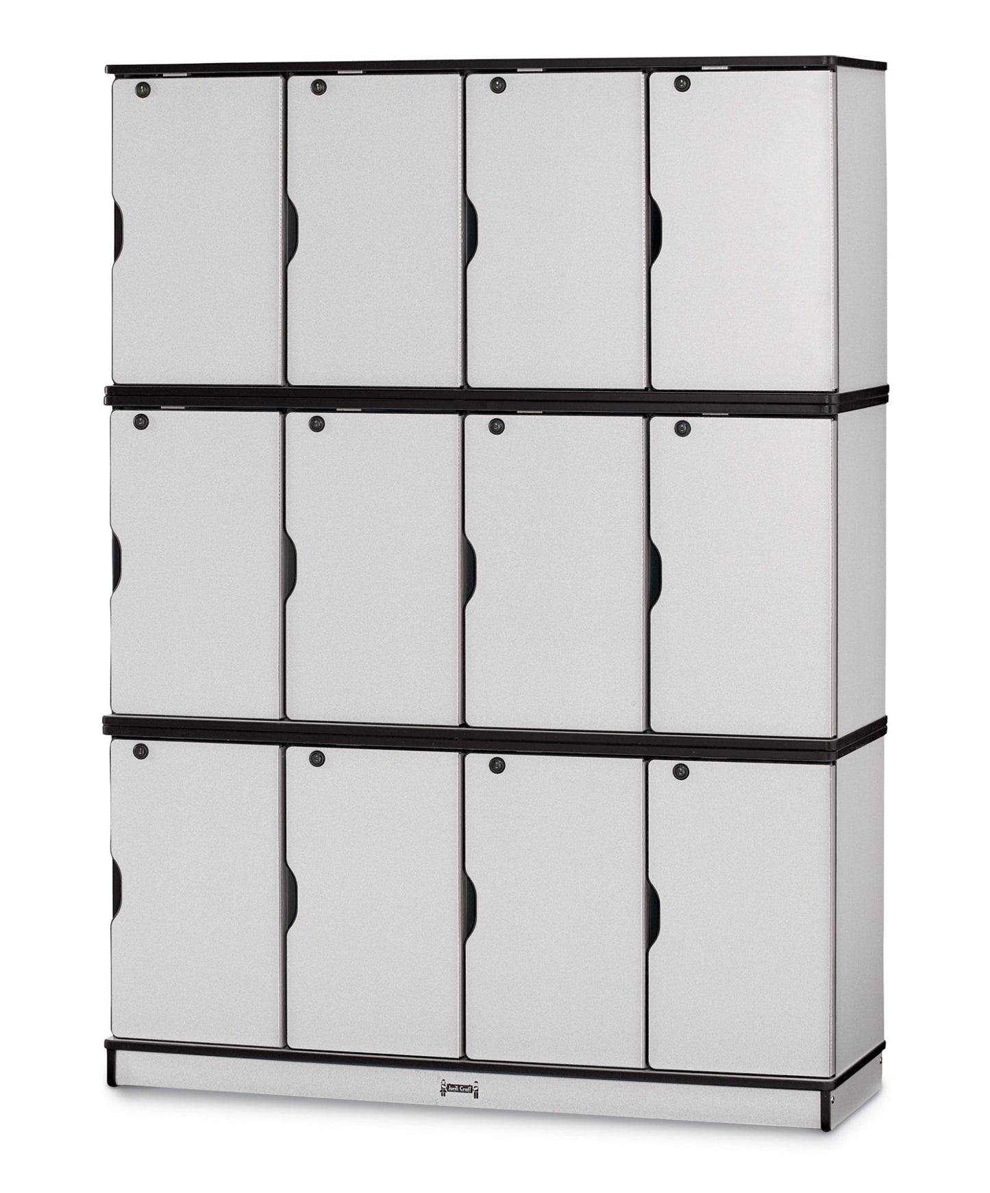 Rainbow Accents Stacking Lockable Lockers - Triple Stack - SchoolOutlet