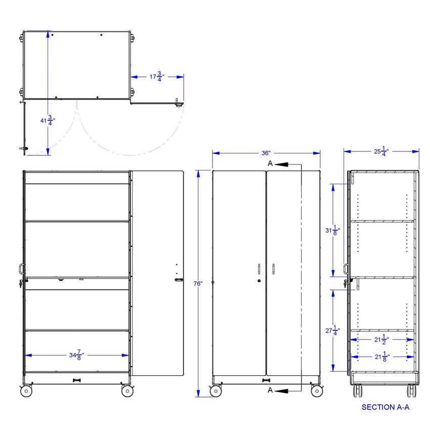 Jonti - Craft Storage Cabinet - Mobile - SchoolOutlet
