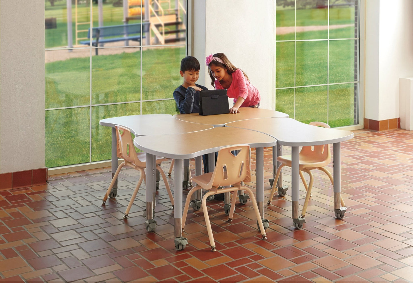 Berries Collaborative Bowtie Table - 24" X 35" - SchoolOutlet