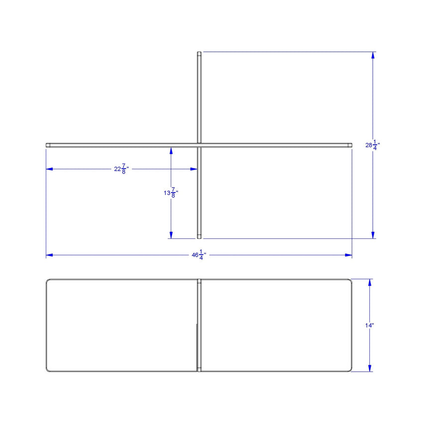 Berries Study Carrel - 4 Carrels - Small - SchoolOutlet