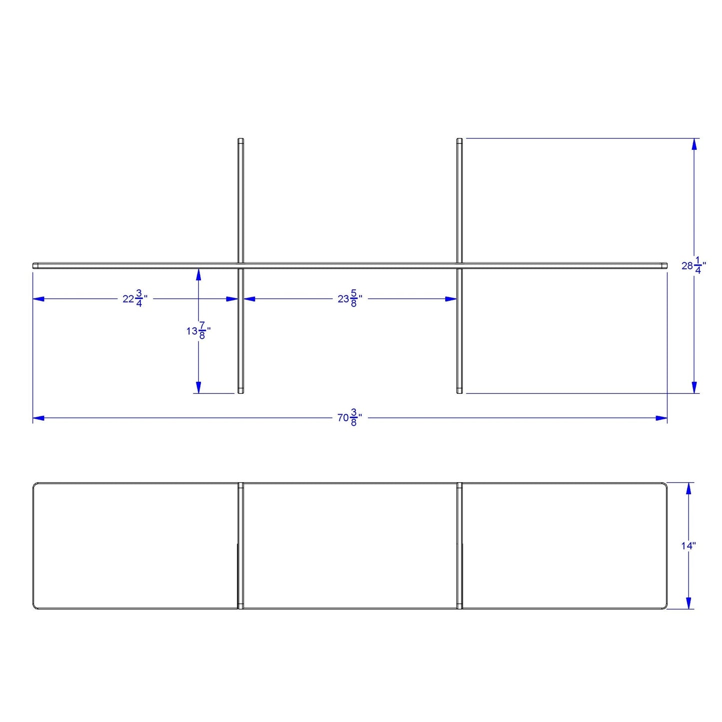 Berries Study Carrel - 6 Carrels - Large - SchoolOutlet