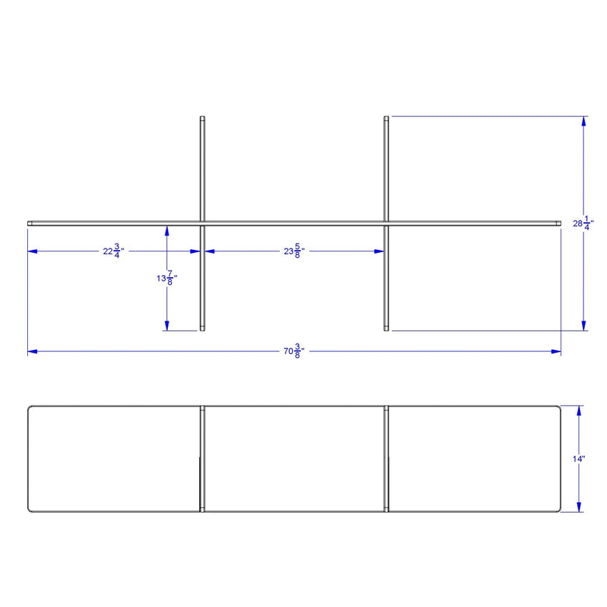 Berries Study Carrel - 6 Carrels - Large - SchoolOutlet