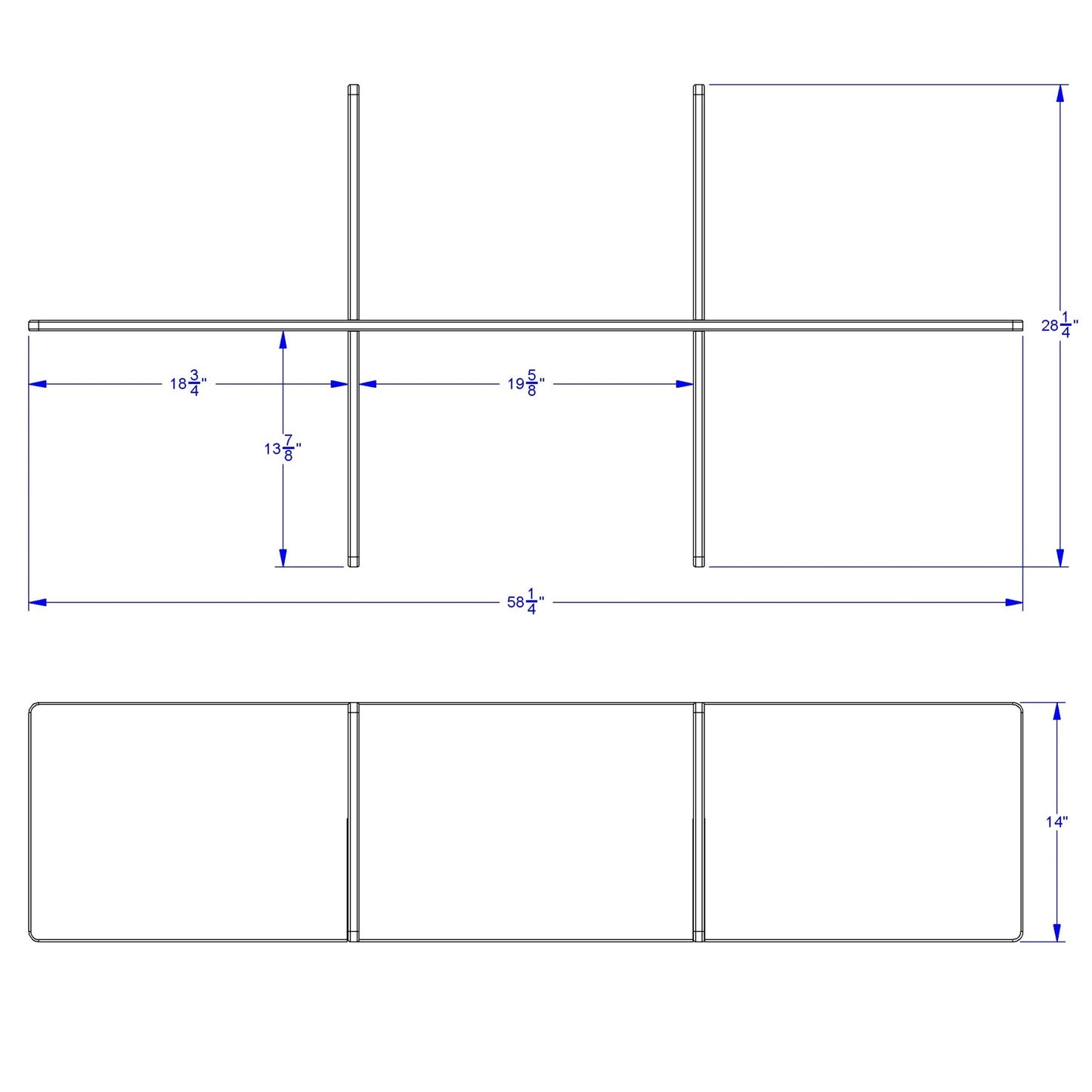 Berries Study Carrel - 6 Carrels - Standard - SchoolOutlet