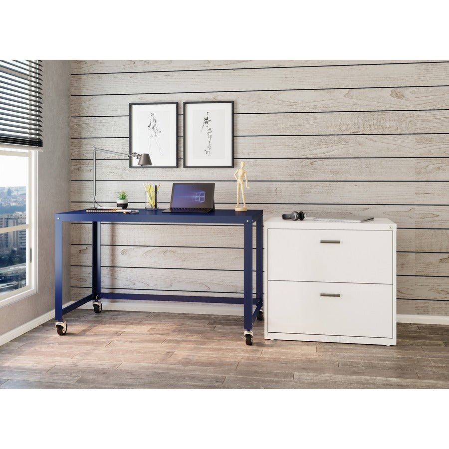 Lorell SOHO Personal Mobile Desk 48"L x 24"D x 30"H (LLR - LLR18335) - SchoolOutlet