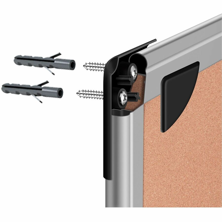Lorell Combo Dry - Erase/Cork Board Aluminum Frame 24"W x 18"H (LLR - LLR19290) - SchoolOutlet