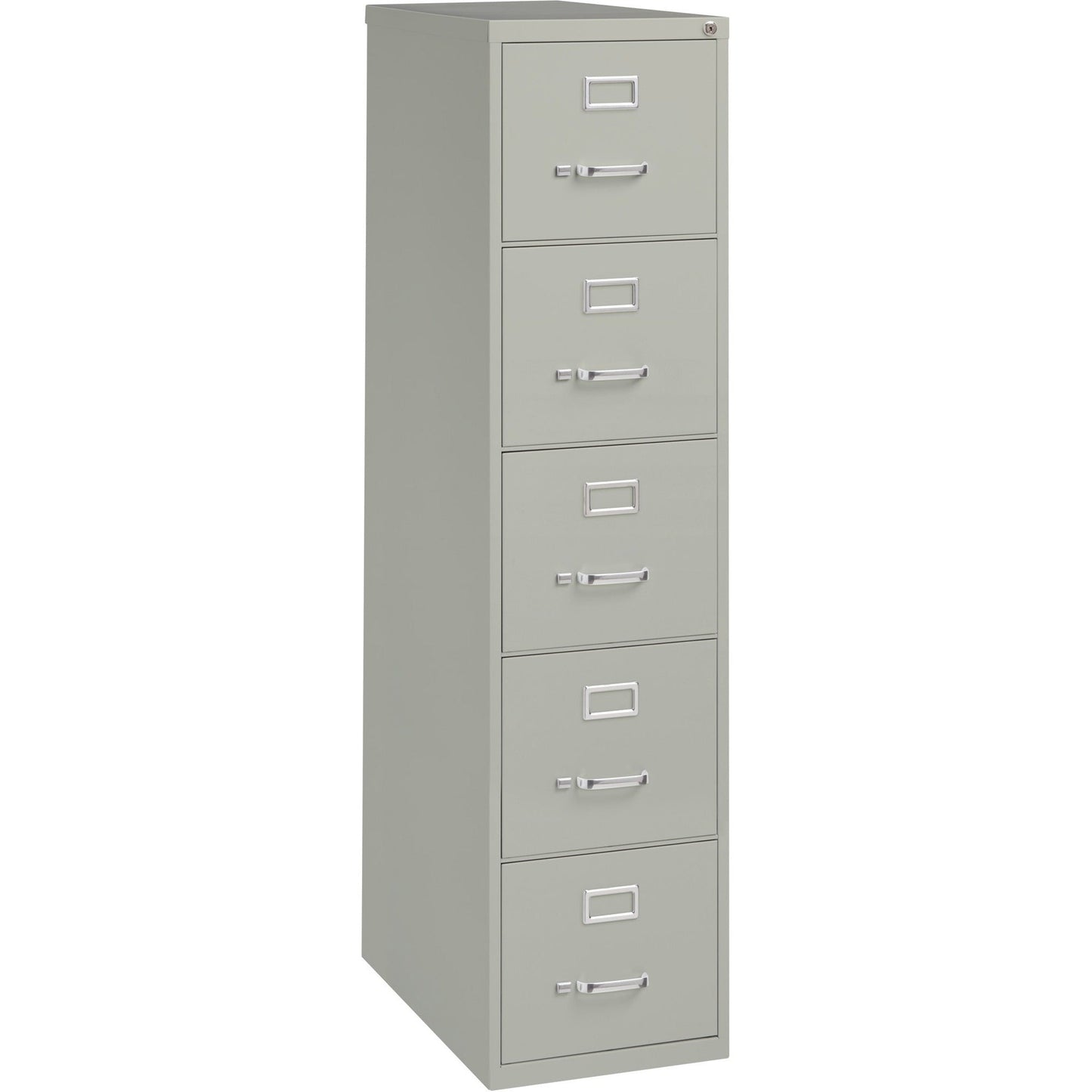 Lorell Fortress Series 5 - Drawer Commercial - Grade Vertical File Steel Ball - Bearing 15"W x 26.5"D x 61.6"H (LLR - LLR4849X616) - SchoolOutlet
