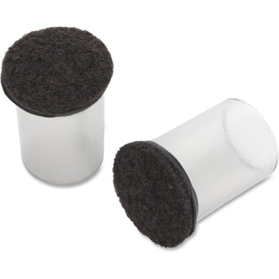Lorell Clear FlexFit Sleeve Floor Protectors with Felt Tip for Chair and Table Legs 8 Pack (LLR - LLR49320) - SchoolOutlet