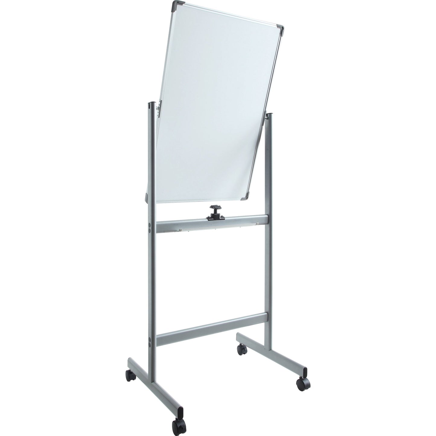 Lorell Double - sided Magnetic Whiteboard Easel with Revolving Vertical Surface and Casters 24"W x 36"H (LLR - LLR52567) - SchoolOutlet