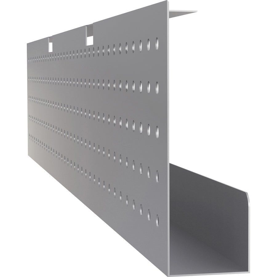 Lorell 48" Training Table Modesty Panel 10"H x 42"W x 3"D Metallic Silver (LLR - LLR61631) - SchoolOutlet