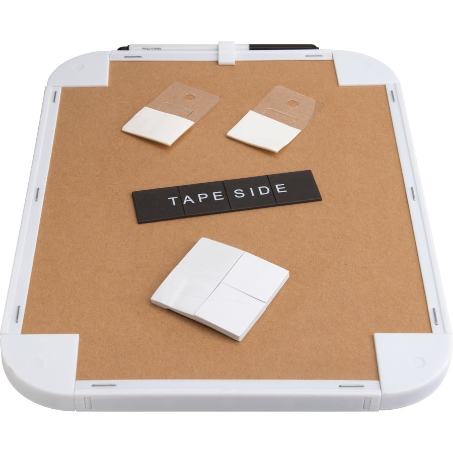 Lorell Personal Whiteboard with White Plastic Frame and Integrated Mounting Kit 11"W x 8.5"H (LLR - LLR75620) - SchoolOutlet