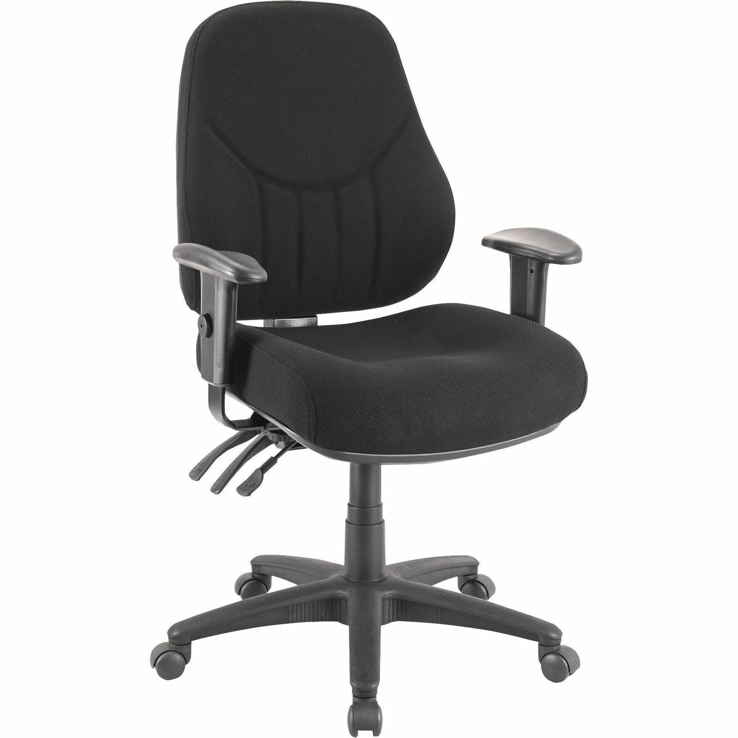 Lorell Bailey High - Back Multi - Task Chair Gray Fabric Ergonomic Office Chair 18.90 - 22.40 "H (LLR - LLR8110X) - SchoolOutlet