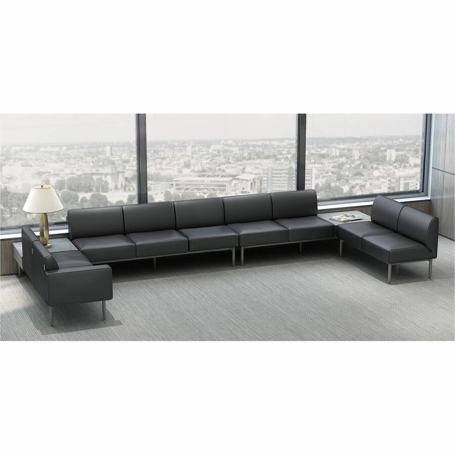 Lorell Contemporary Reception Collection Sofa Seat Armrest for Modular Reception Seating (LLR - LLR86931) - SchoolOutlet
