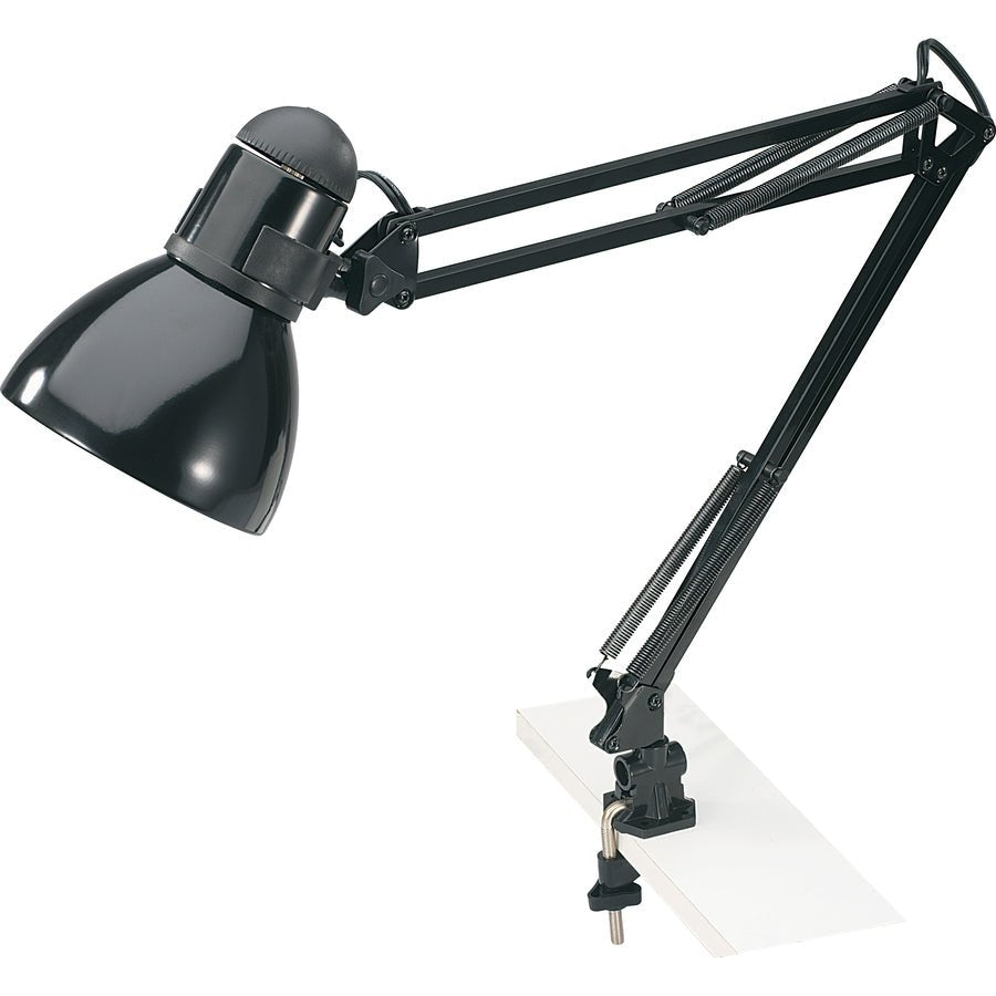 Lorell Architect 8W LED Desk Lamp with Clamp Reach Black (LLR - LLR99954) - SchoolOutlet
