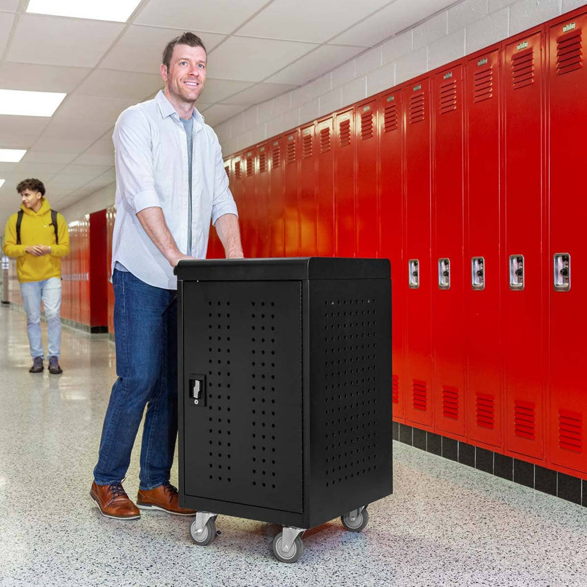 Luxor USB - C Secure Charging Cart - 30 Device - SchoolOutlet