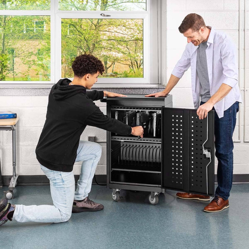 Luxor USB - C Secure Charging Cart - 30 Device - SchoolOutlet