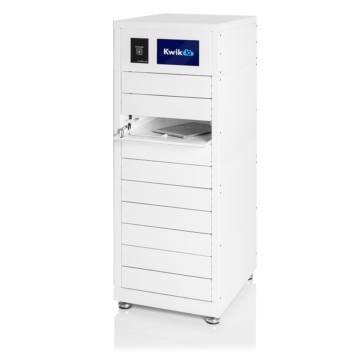 Luxor Kwik IQ - Ten Bay Large Device Charging Locker Bundle (LUX - KBSL - LD10S - B) - SchoolOutlet