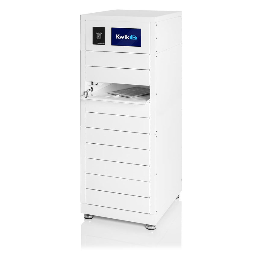 Luxor Kwik IQ - Ten Bay Large Device Charging Locker Bundle (LUX - KBSL - LD10S - B) - SchoolOutlet