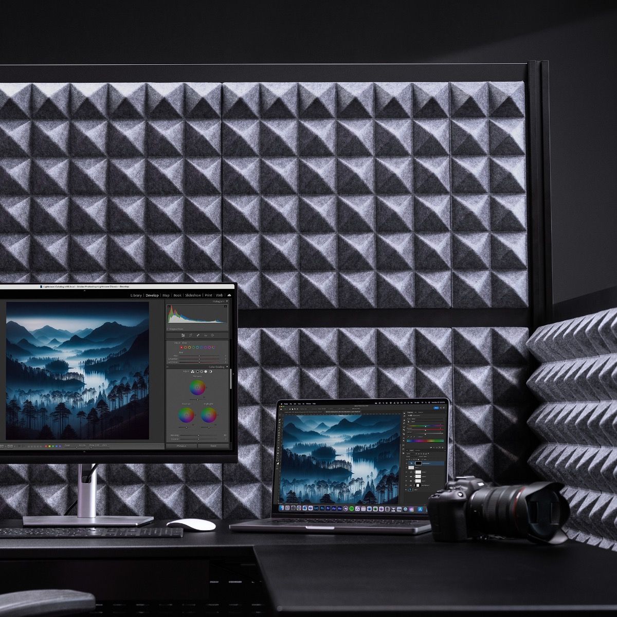 Luxor Studio Modular Wall Room Divider System - 70" W x 48" H (PPWL001) - SchoolOutlet