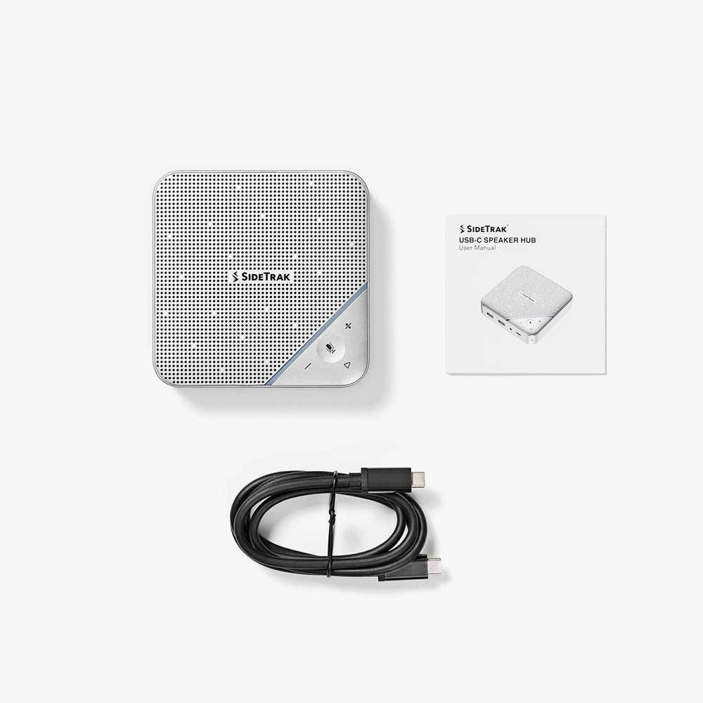 Luxor SideTrak Speaker Hub Portable Conference Speakerphone (LUX - TPDK002) - SchoolOutlet