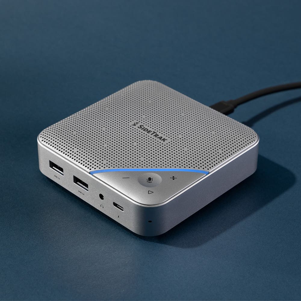 Luxor SideTrak Speaker Hub Portable Conference Speakerphone (LUX - TPDK002) - SchoolOutlet