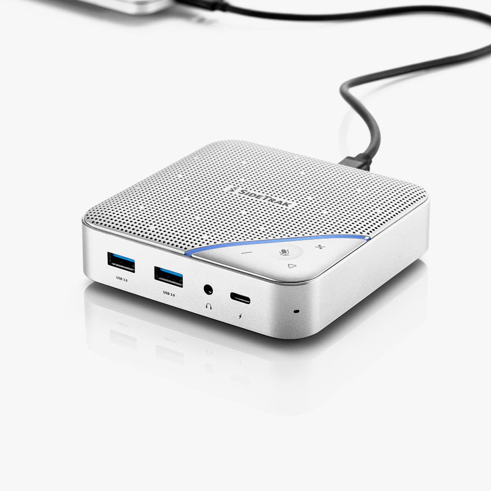Luxor SideTrak Speaker Hub Portable Conference Speakerphone (LUX - TPDK002) - SchoolOutlet