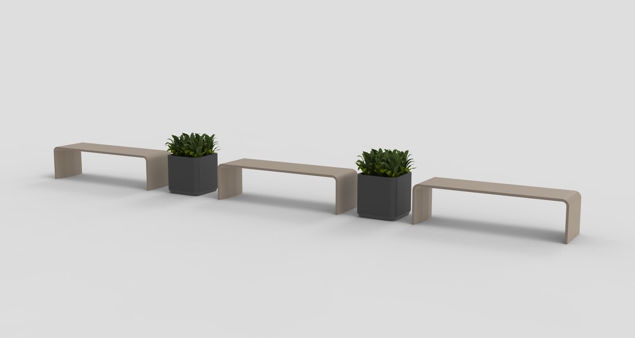 Magnuson BOD - P - 01 High - Performance Cast Concrete Indoor/Outdoor Planter with Drainage (MAG - BOD - P - 01 - XXX) - SchoolOutlet