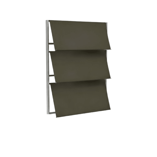 Magnuson Three - Tier Wall - Mounted Steel Literature and Magazine Display System (MAG - FLAP - 3 - XXX) - SchoolOutlet