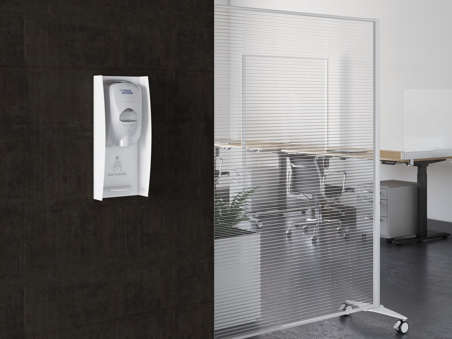 Magnuson Wall Mounted Steel Sanitizer Station (MAG - HAANDER - W) - SchoolOutlet