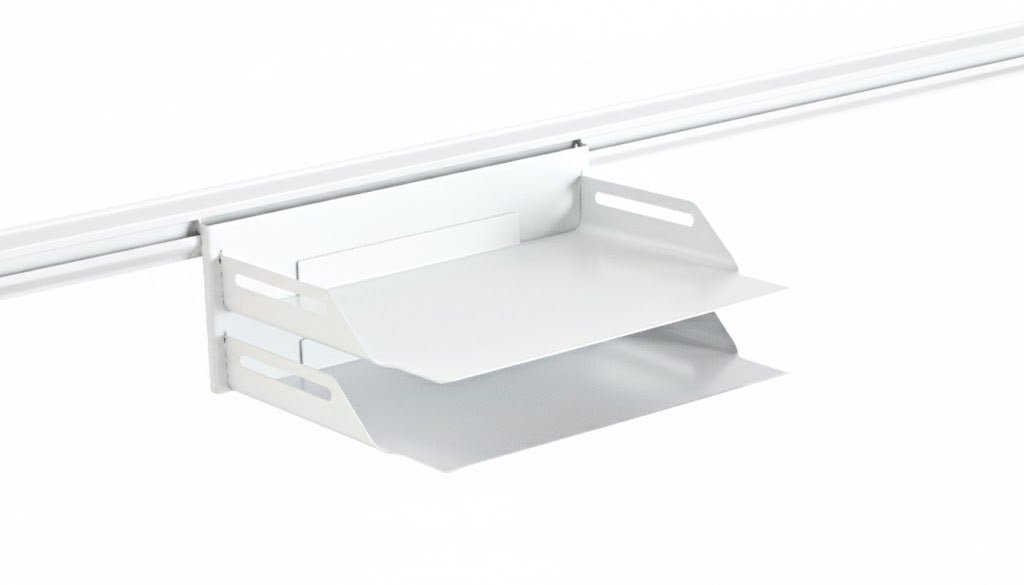 Magnuson NW - 102 Double - Stacked Hanging Mail Tray for New Port and Sum Tool Rail Systems (MAG - NW - 102 - XXX) - SchoolOutlet