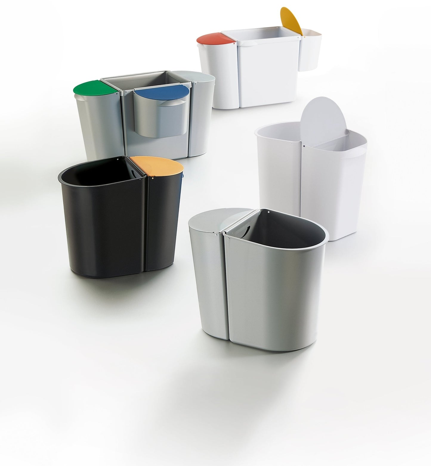 Magnuson TR - 30 - REC 1.3 - Gallon Small Side Bin Attachment for TRADA Series Modular Waste Stations (MAG - TR - 30 - REC - XXX) - SchoolOutlet