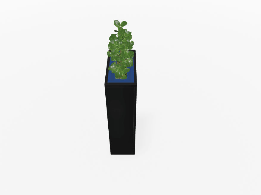 Magnuson Rectangular Painted Steel Indoor Planter with Internal Rigid Liner and Adjustable Glides (MAG - VA1809L - P - XXX) - SchoolOutlet