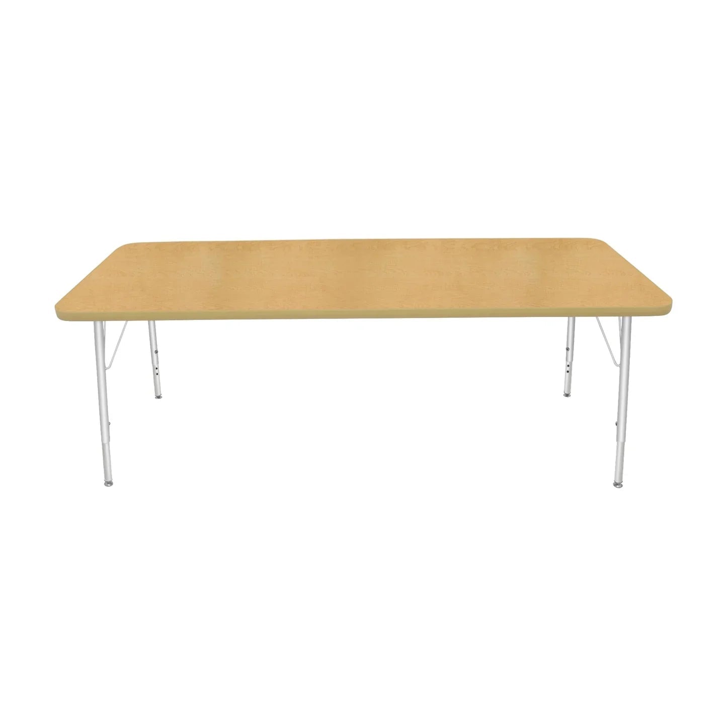 Mahar Creative Colors Small Rectangle Activity Table Preschool Height Adjustable Legs 72"W x 30"D x 17" - 25"H (MHR - 3072LO) - SchoolOutlet