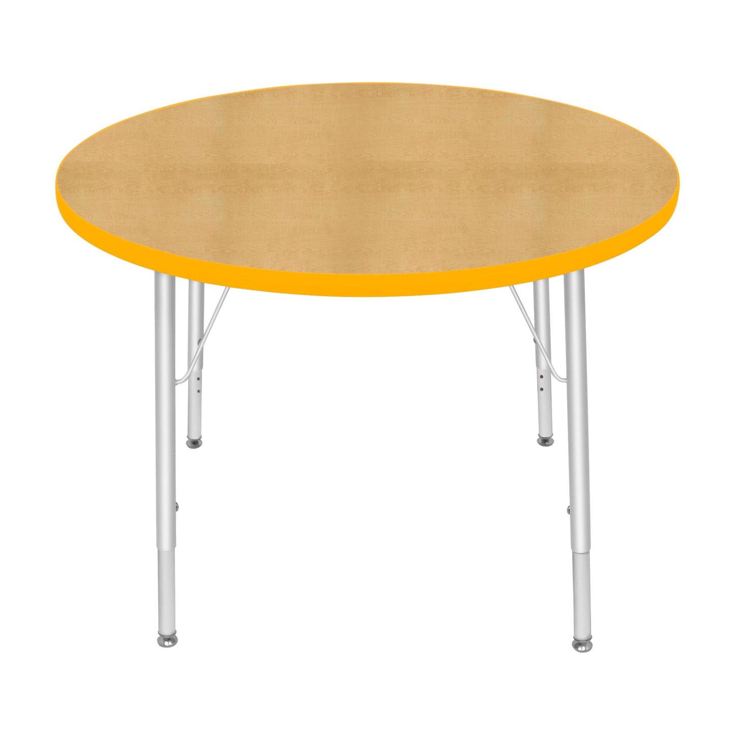 Special Sale - Mahar Creative Colors Round Activity Table with Heavy Duty Laminate Top 36" Dia x 21" - 30" H (MHR-SUR-TABLE-36RN)