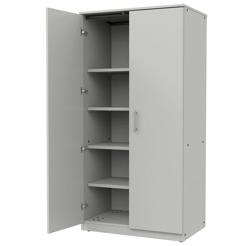Marco Mobile General Storage Tall Cabinet with Doors, 4 Adjustable Shelves - 72"H x 48"W x 30"D (3331 - 48724) - SchoolOutlet