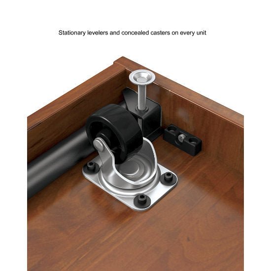 Marco Mobile Wardrobe, Doors, 1 Fixed and 4 Adjustable Shelves, Hanger Rod - 72"H x 36"W x 24"D (3335 - 36723) - SchoolOutlet