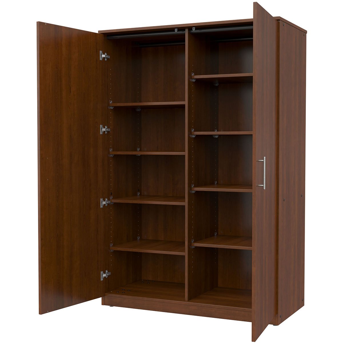 Marco Mobile Tall Cabinet Divider with Doors, 8 Adjustable Shelves - 72"H x 48"W x 30"D (3336 - 48724) - SchoolOutlet