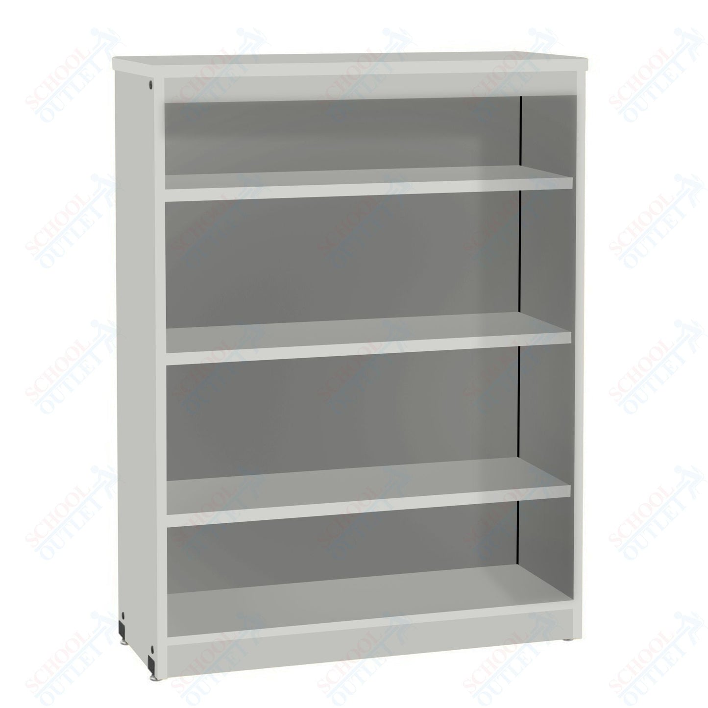 Marco 3500 Series 5 Shelf Bookcase with 3 Adjustable Shelves - 48"H (3500 - 36481) - SchoolOutlet