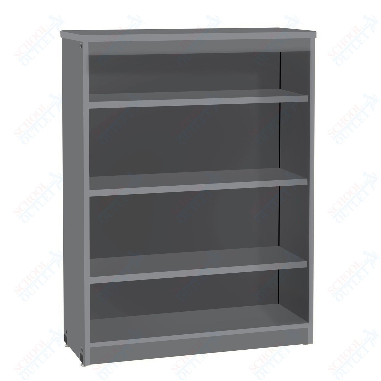 Marco 3500 Series 5 Shelf Bookcase with 3 Adjustable Shelves - 48"H (3500 - 36481) - SchoolOutlet