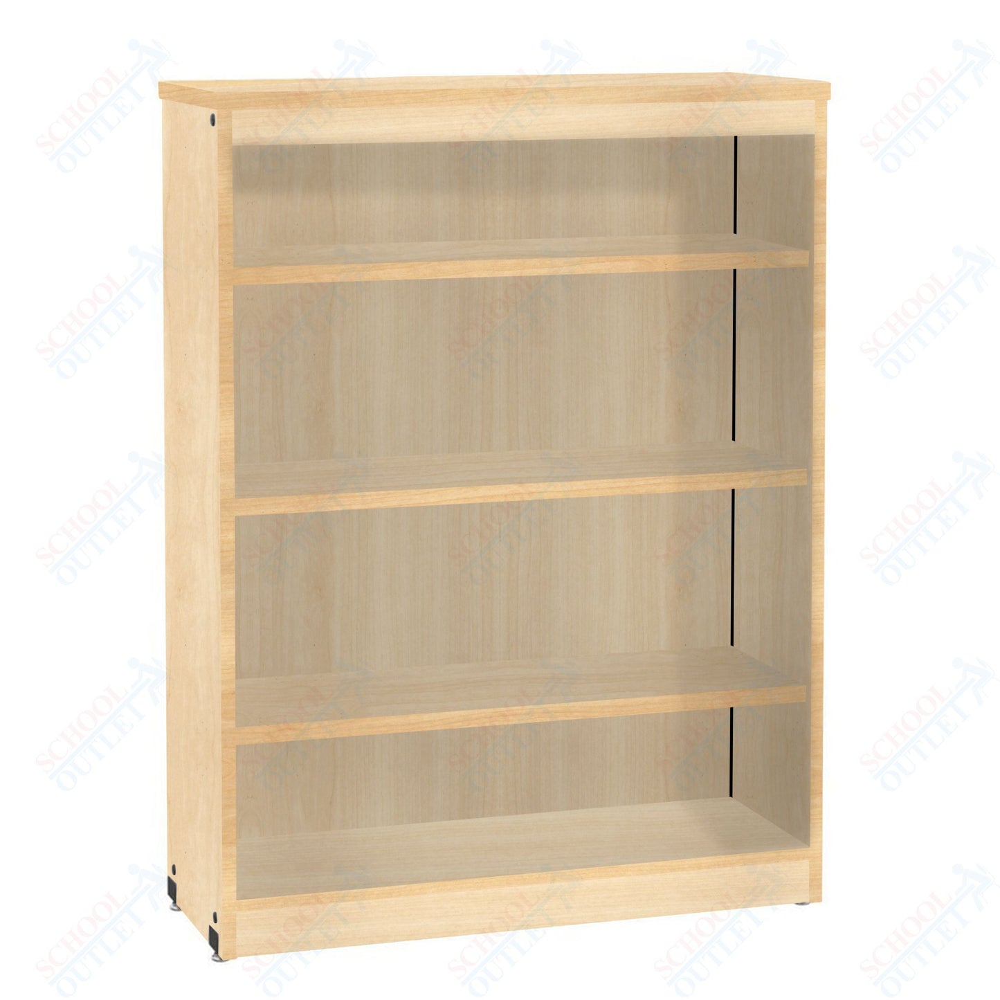 Marco 3500 Series 5 Shelf Bookcase with 3 Adjustable Shelves - 48"H (3500 - 36481) - SchoolOutlet